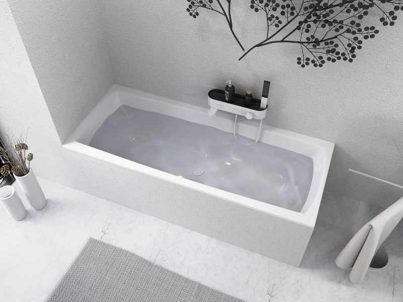 LILY SLIM obdélníková vana 170x70x39cm, bílá 72230S