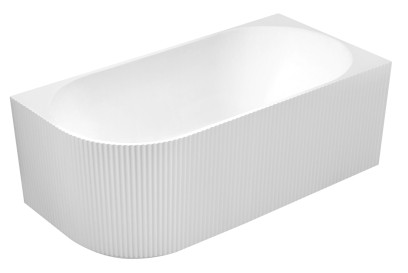 TIBERA STRIP R rohová stojící vana, 170x80cm, bílá E1015G