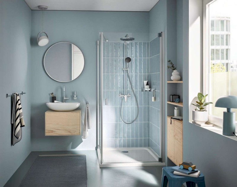Vitalio Start Sprchový set s baterií, průměr 25 cm, 2 proudy, chrom GROHE 26679001