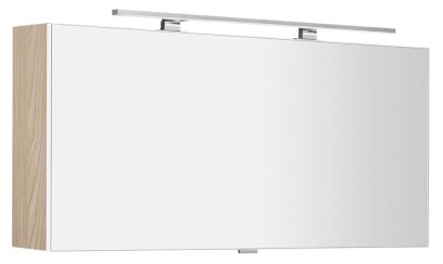 CLOE galerka s LED osvětlením 120x50x18cm, jilm bardini CE120-0013