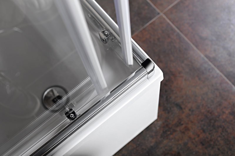 CARMEN čtvercová sprchová zástěna 900x900x1500mm, čiré sklo MD5115