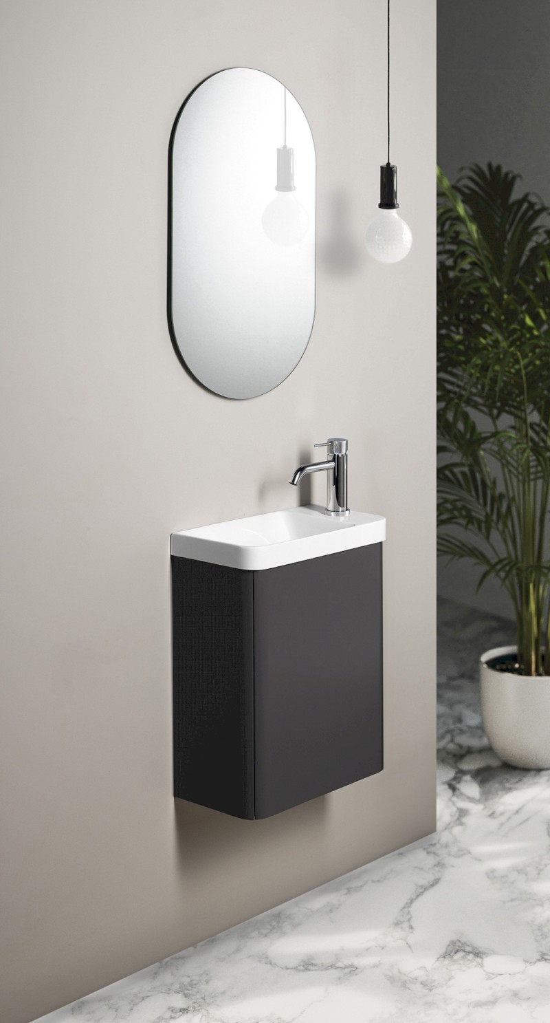 ZORBA umyvadlová skříňka 39x50x21,5cm, antracit matný LT113-3434