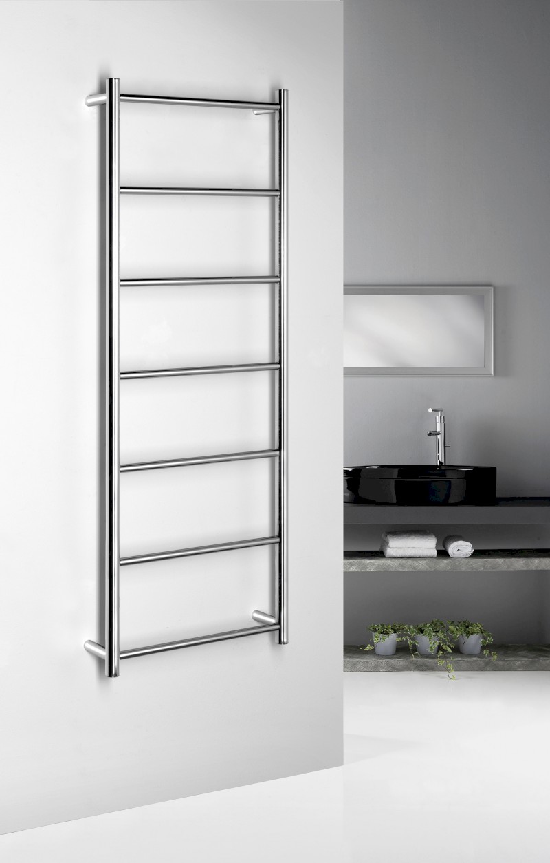 SHICK nástěnný sušák ručníků 500x1344 mm, kulatý, chrom SH500