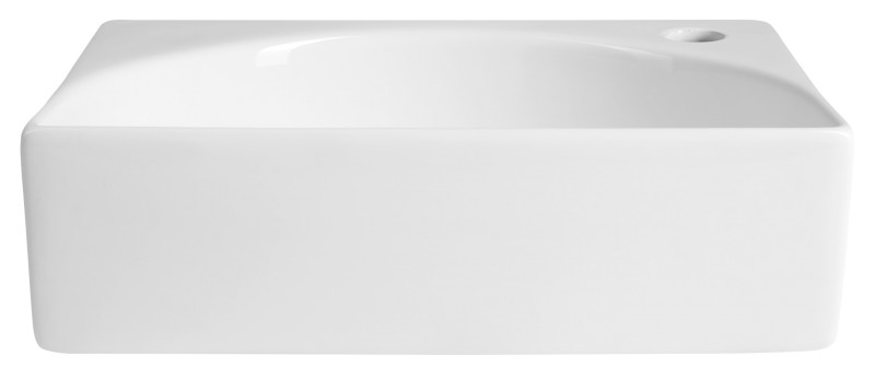 RUBIC keramické umývátko 34x25cm, bílá NP452