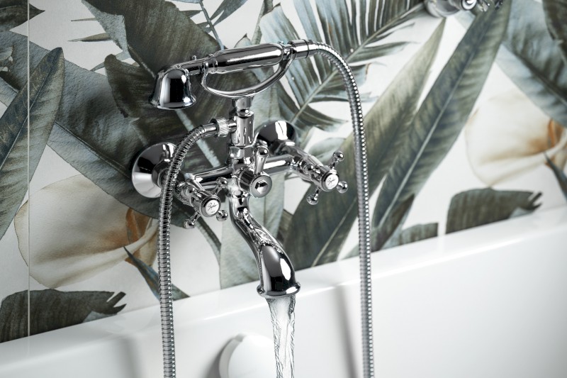 ANTEA nástěnná vanová baterie kompletní, chrom 3011