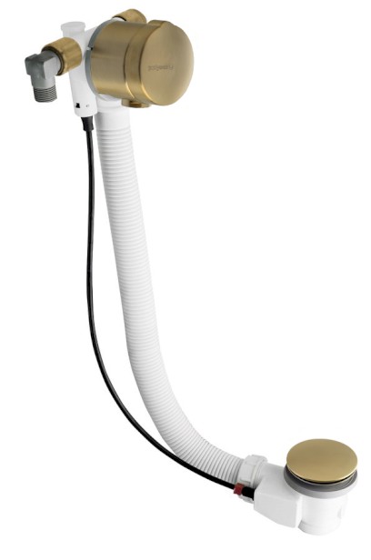 Vanová souprava s napouštěním, bovden, délka 975mm, zátka 72mm, zlato mat 71686GB