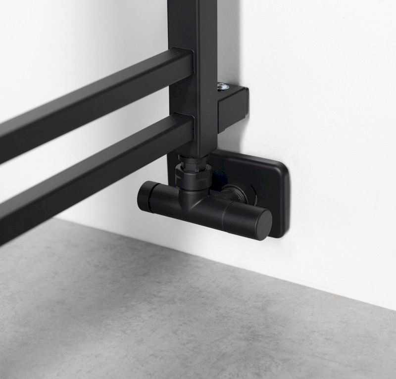 METRO SPACE otopné těleso 550x1430 mm, do prostoru, černá mat IR438B