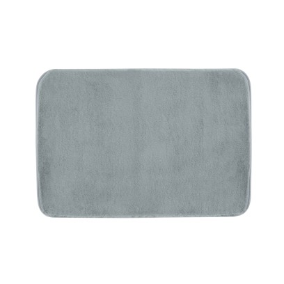 FUZZY koupelnová předložka, 60x100cm, 100% polyester, protiskluz, šedá 96FY100608