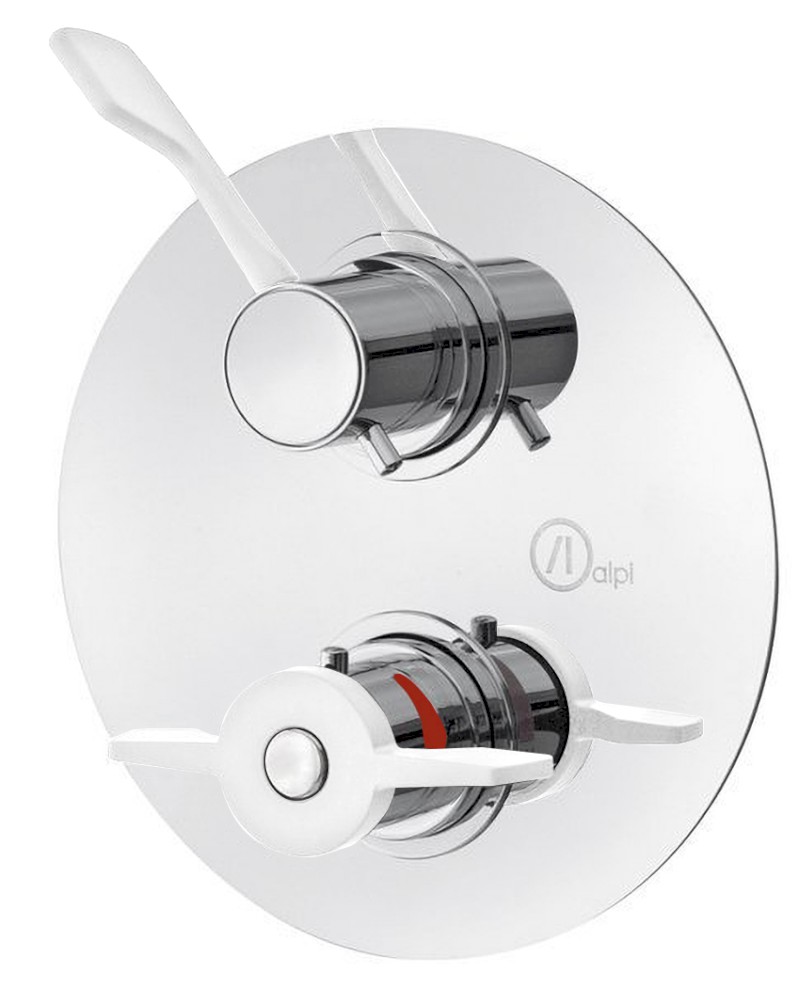 LEA podomítková sprchová termostatická baterie, lékařská páka, chrom LE391