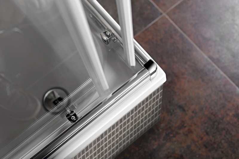 CARMEN sprchová čtvercová zástěna 800x800x1650mm, čiré sklo MD5216