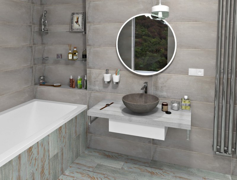 AVICE deska pod umyvadlo 120x50cm, tl.5cm, cement AV127