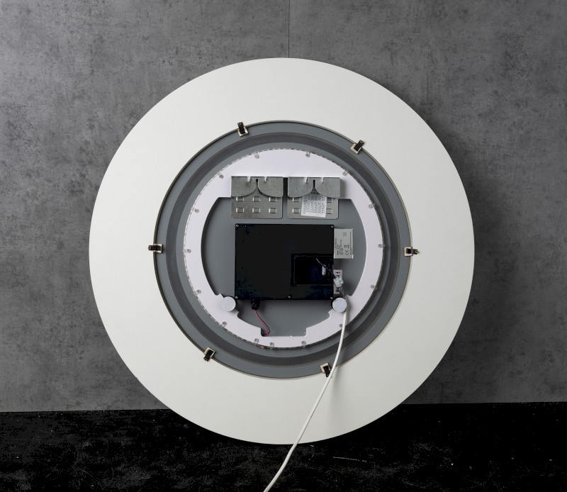 LUMIRO STRIP kulaté zrcadlo s LED osvětlením v rámu ø 90cm, verde LR950-4444S