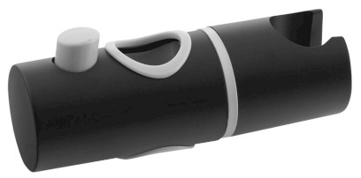 Držák pro sprchovou tyč 25mm, ABS/černá mat NDSL435