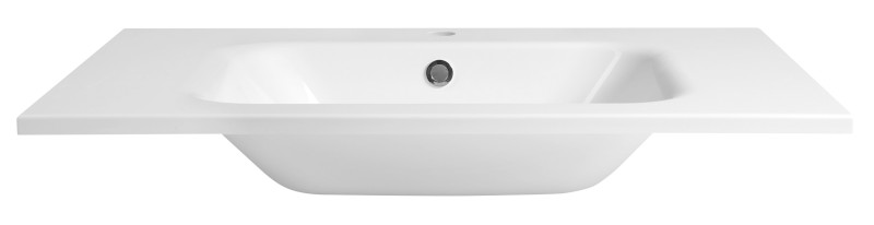 ARECA umyvadlo, litý mramor, 81x51,5cm, bílá AC081