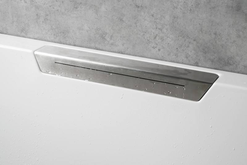 CASCATA R MONOLITH obdélníková vana 180x80x60cm, kaskáda nerez 73836MR.100