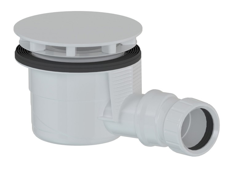 Vaničkový sifon, průměr 90mm, DN40, krytka bílá 17911W