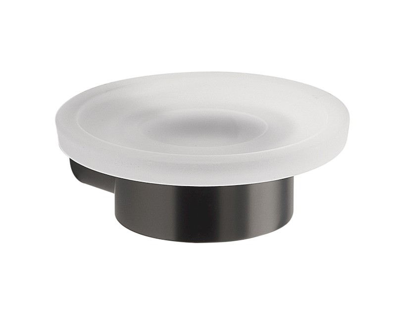 PIRENEI mýdlenka, mléčné sklo, gun metal PI1181