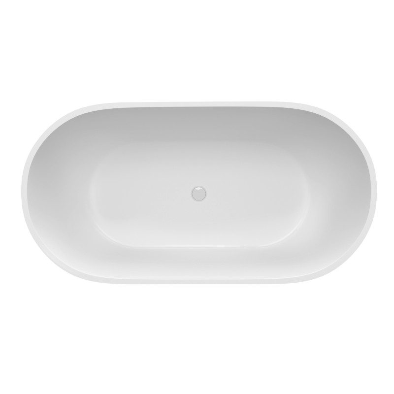 REDUTA volně stojící vana litý mramor 150x75x46cm, bílá 72843