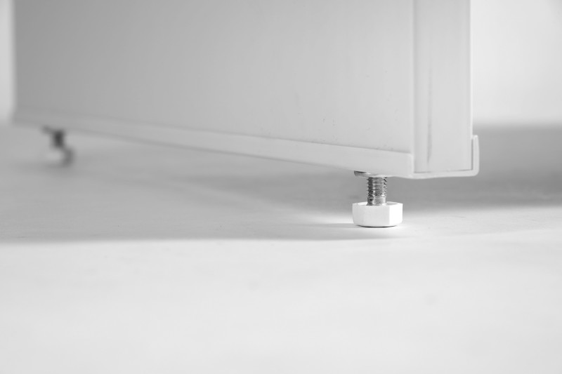 Skříňka pod výlevku 58,2x78x38,3cm, plast, bílá PI28038