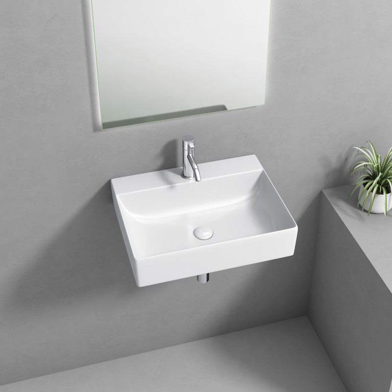 SOYO keramické umyvadlo 46x36cm, bílá NP465