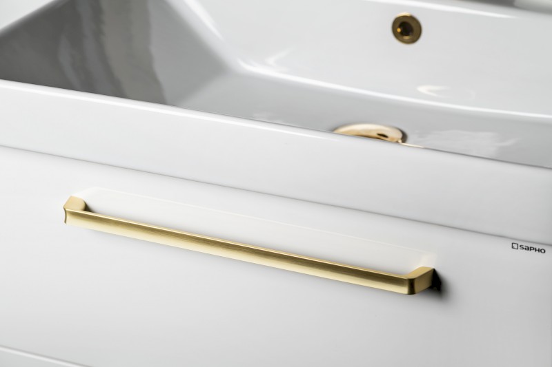 Kovová úchytka, 340,5/320mm, zlato mat DM360