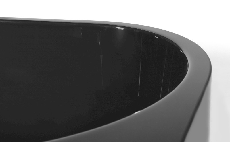 ASTRA R MONOLITH asymetrická vana 160x75x60cm, šedá 34611M.30