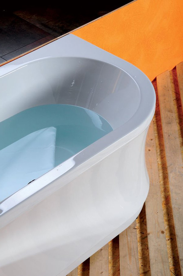 VIVA L asymetrická vana 185x80x47cm, bílá 72099