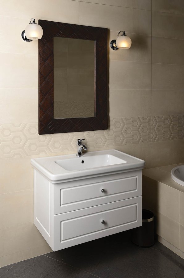 CLASSIC keramické umyvadlo 90x50cm, bílá ExtraGlaze 8788111