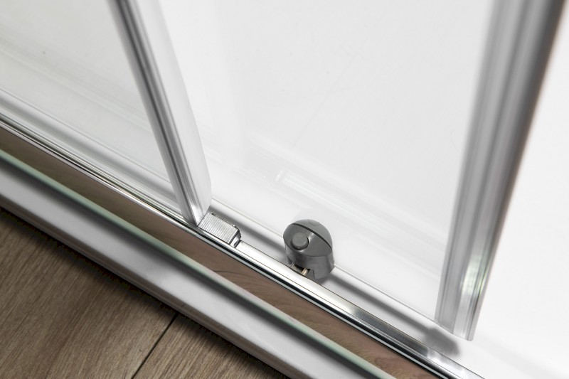 AGGA čtvercová sprchová zástěna 900x900mm, čiré sklo HLF909Y