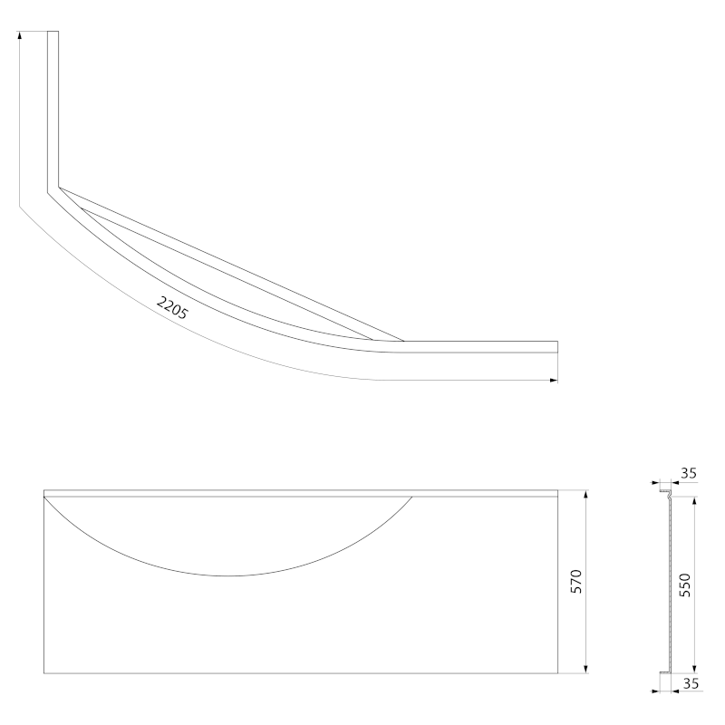 MAMBA R 160 panel rohový 28312