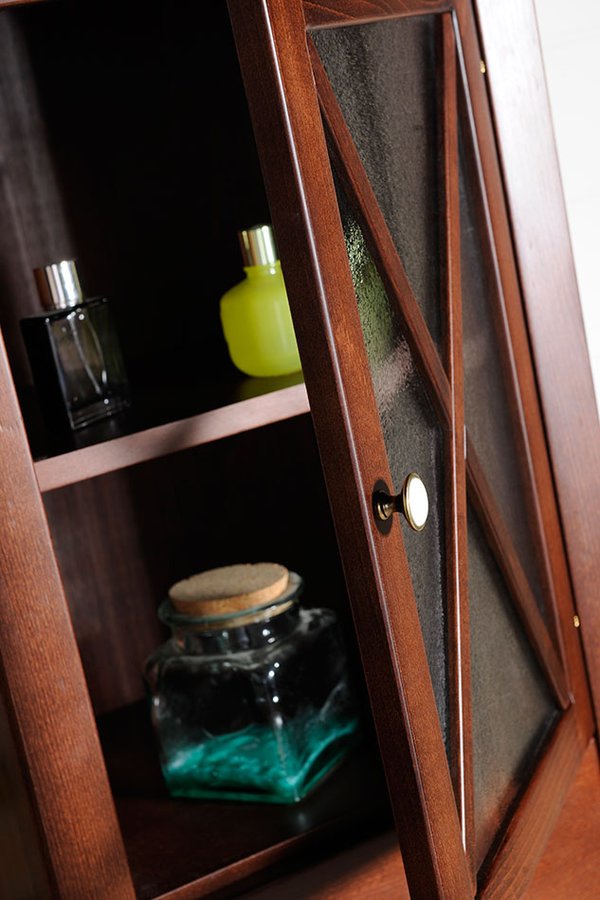 CROSS skříňka vysoká 49x170x39cm, pravá, buk CR313