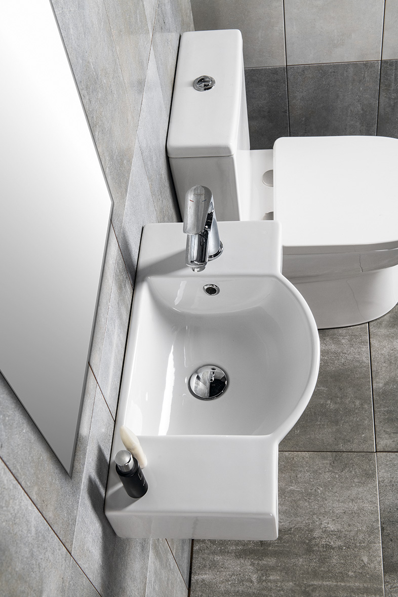 LITOS keramické umývátko 55x32cm, bílá 4077