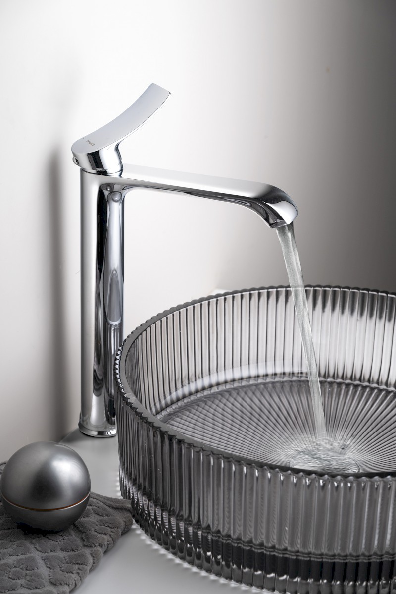 SUGA stojánková umyvadlová baterie vysoká, chrom TJ006