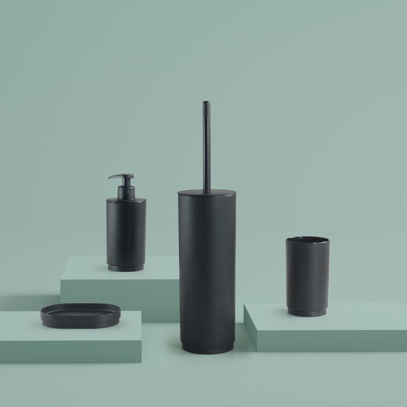 SHARON WC štětka na postavení, černá SH3314