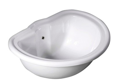 RETRO keramické umyvadlo zápustné, 50x41cm, bílá 103101
