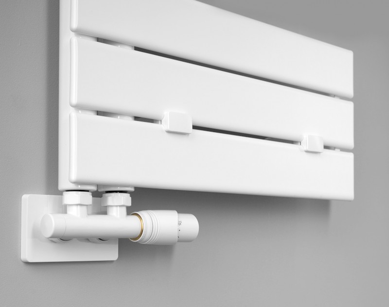 WICHER připojovací sada termostatická pro středové připojení 50mm, provedení bílá 600.311.4