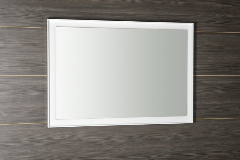 FLUT zrcadlo s LED podsvícením 100x70cm, bílá FT100