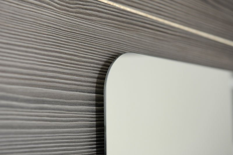 ISHAPE zrcadlo s broušenou hranou 60x80cm, zakulacené rohy, CU free AG468