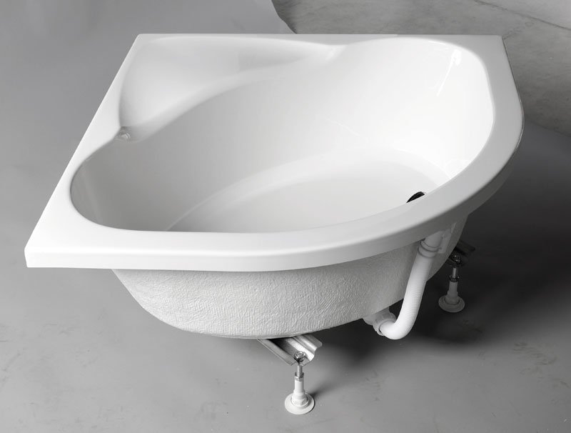 SELMA hluboká sprchová vanička, čtvrtkruh 90x90x30cm, R550, bílá 28611