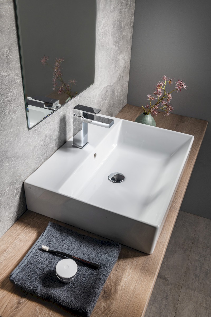 KUBE X keramické umyvadlo 60x47cm, bílá ExtraGlaze 9431111