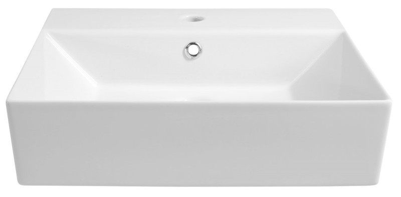 SISTEMA keramické umyvadlo 50x42cm, bílá 10SF50051