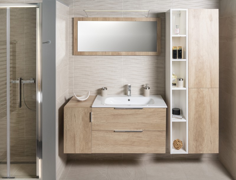 ESPACE skříňka 35x172x32cm, 2x dvířka, levá/pravá, černá mat ESC230-3535