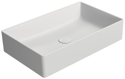 KUBE X keramické umyvadlo na desku, 60x37cm, bílá mat 945309