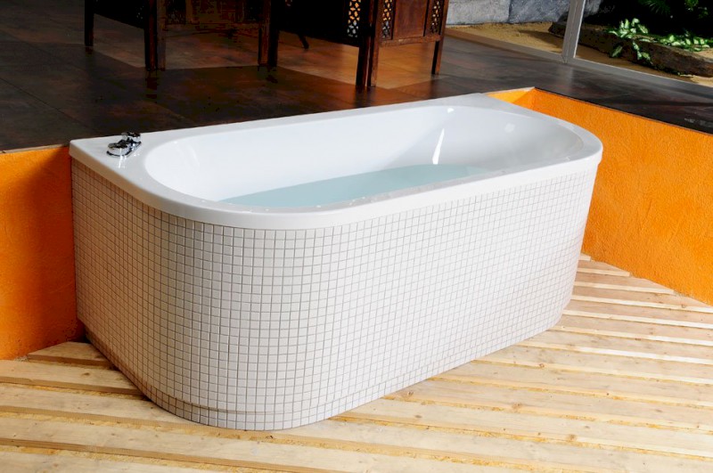 VIVA D nástěnná akrylátová vana 175x80x47cm, bílá 89119