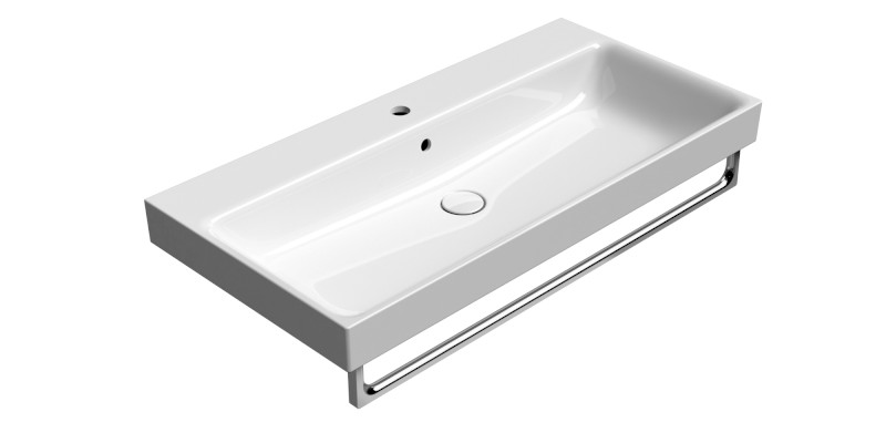 NUBES keramické umyvadlo 100x50cm, bílá ExtraGlaze 9623111
