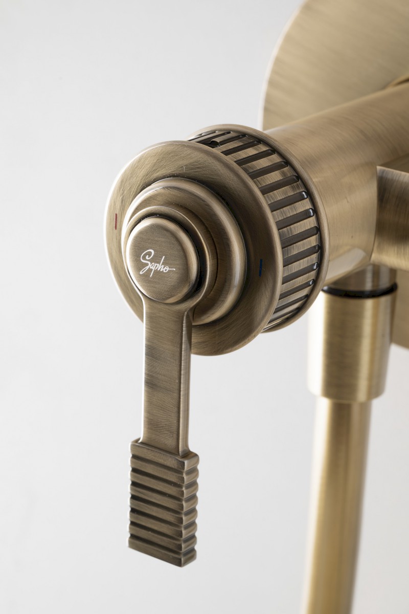 VERSI podomítková bidetová baterie se Stop sprškou, bronz RV013/18