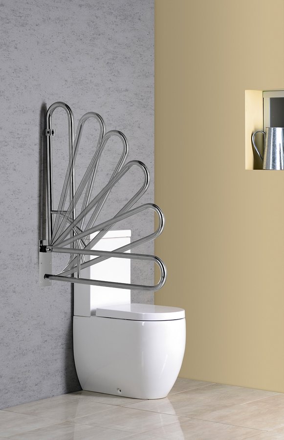 HANDICAP madlo sklopné 600mm, černá mat XH516B