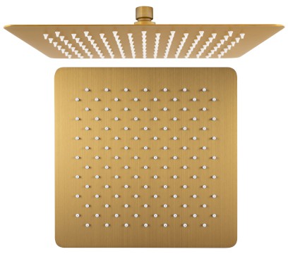 SLIM hlavová sprcha, 300x300mm, zlato mat SL101GB