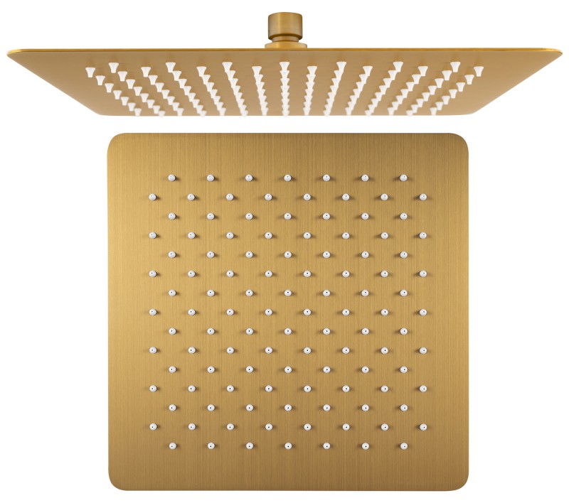 SLIM hlavová sprcha, 300x300mm, zlato mat SL101GB