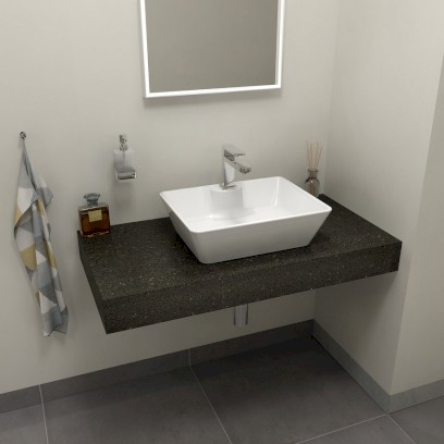 TAILOR rockstone deska 110x50 cm, provedení límce L TR110L